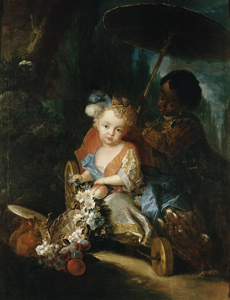 Ritratto del principe Ludwig e di un servitore nero